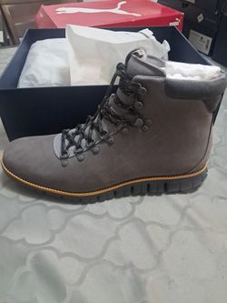 gray boots size 12