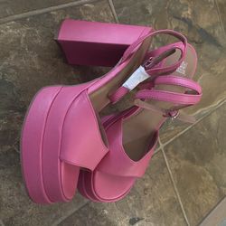 Pink Platform Heels Size 9