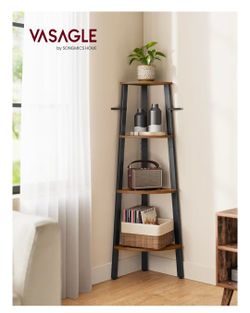Corner shelf stand