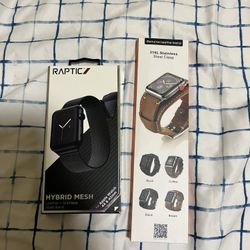 Apple watch series 3 Steel band and Leather 