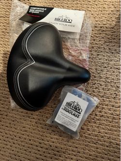 Bikeroo Wide Cruiser Saddle - Comfort Seat Fits Indoor & Outdoor Bicycles