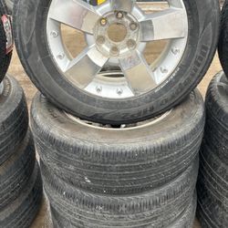 GMC 19" OEM Wheels & Hankook 255/60R19 Tires - 6x132 bolt pattern - INSTALL INCLUDED