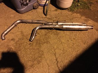 Harley Davidson Heritage Softail exhaust pipe