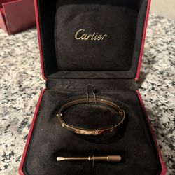 Cartier Rose Gold Love Bracelet 
