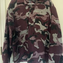 CAMO FLANNEL JACKET