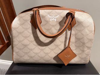 mcm ella medium boston bag