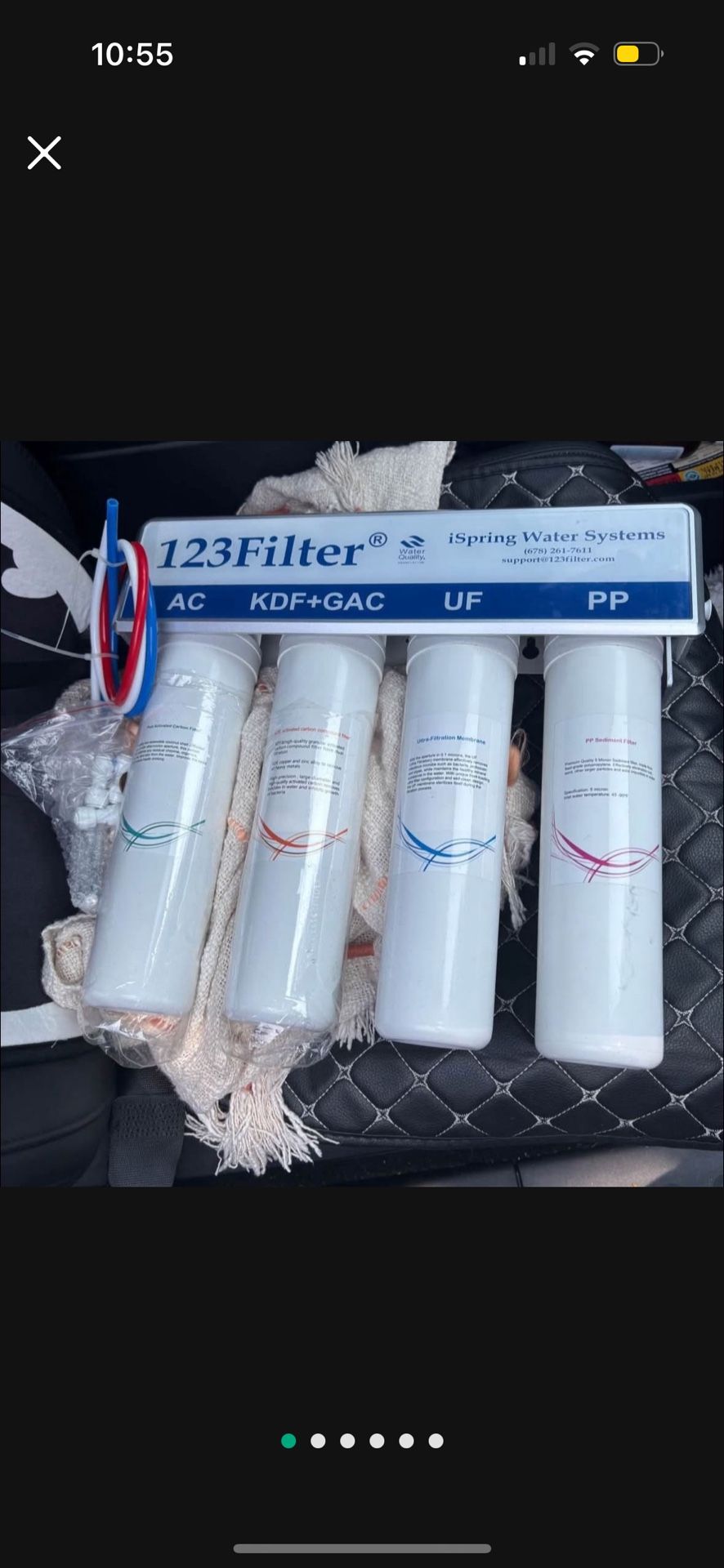LOW PRICE MOVING- $250 + TAX BRAND NEW WATER FILTRATION SYSTEM