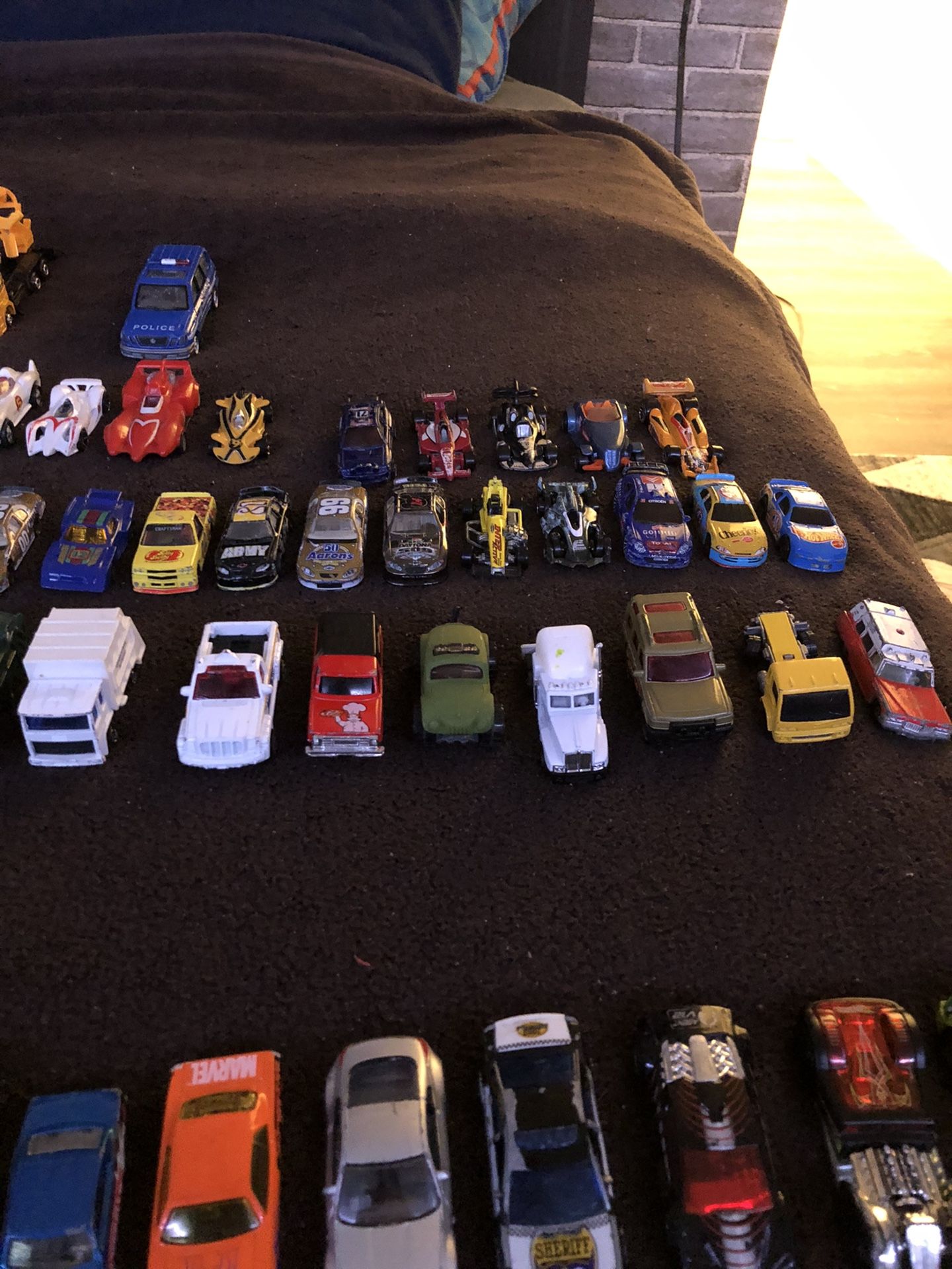 Toy cars, planes, trucks