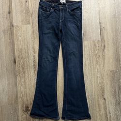 Paige Lou Lou Low-Rise Flare Jeans Women’s Size 27  