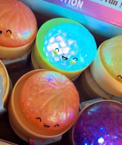 Light up squishy glitter dumplings $10 each