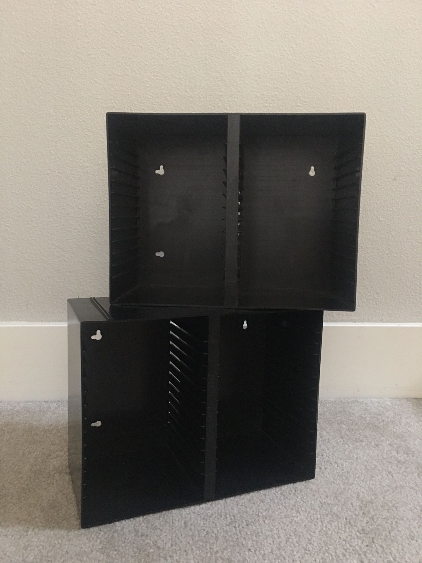 2 piece CD rack $5