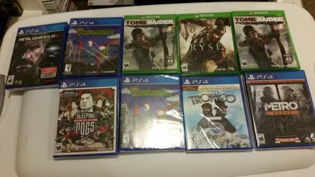 Xbox one and ps4 games