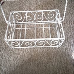 Vintage Wire Milk Basket $10