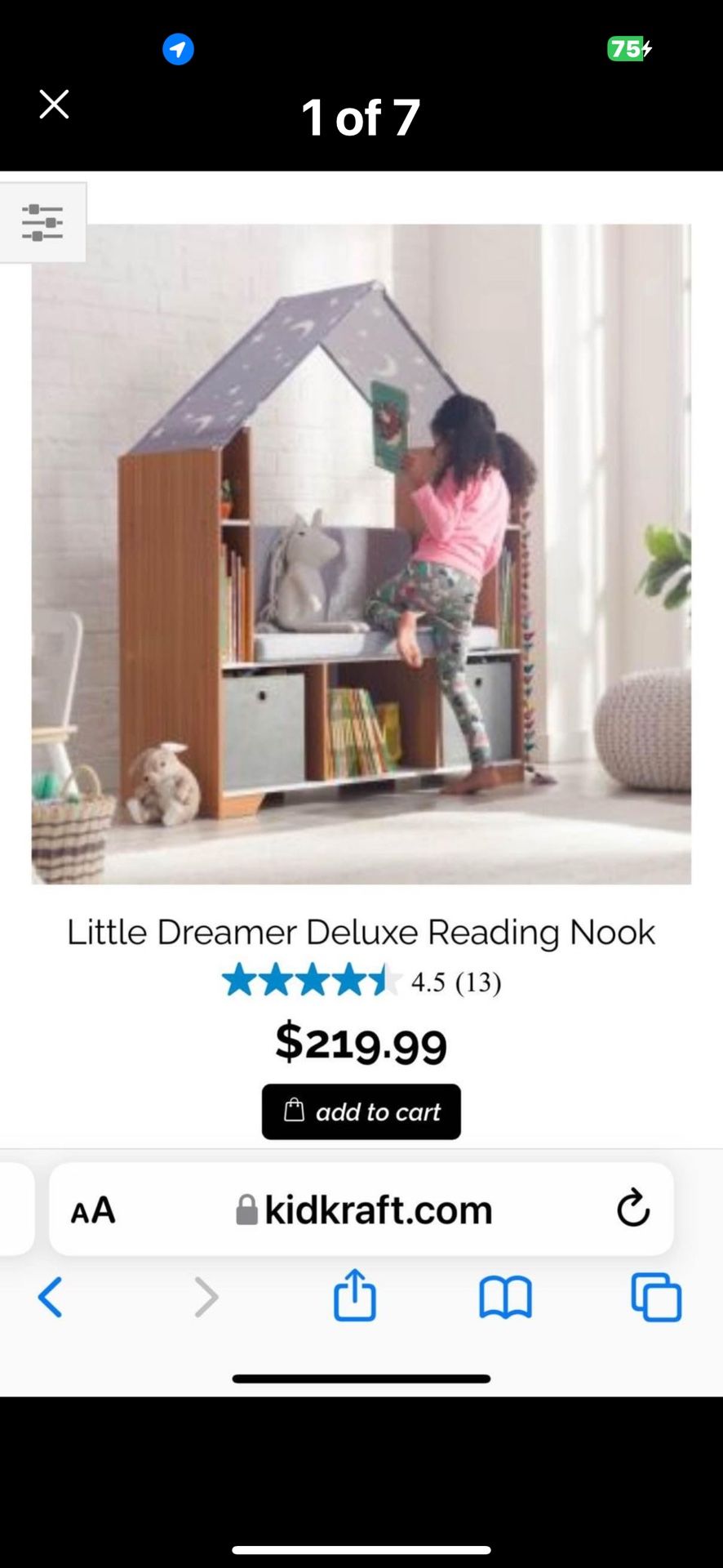 Kid’s Bookshelf Nook