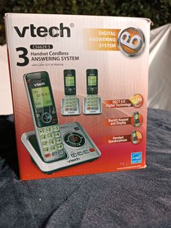 VTech CS6629-3 DECT 6.0 Expandable Cordless Phone System with Digital Answering System