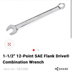Snap On 1 1/2 Wrench