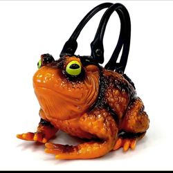 WINDY WILLOW,,Orange Toad Bag Gold ,Glow Eyes