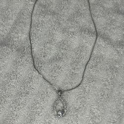 Faux Diamond Necklace