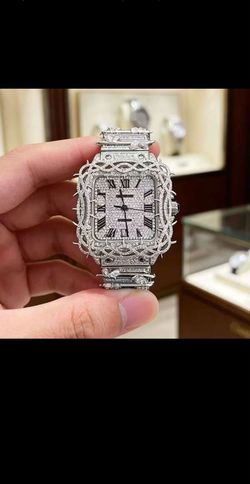 Mossianite Diamond ap thorn style watch