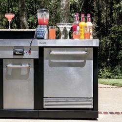 Freestanding Mini Fridge Outdoor Kitchen Component:$380