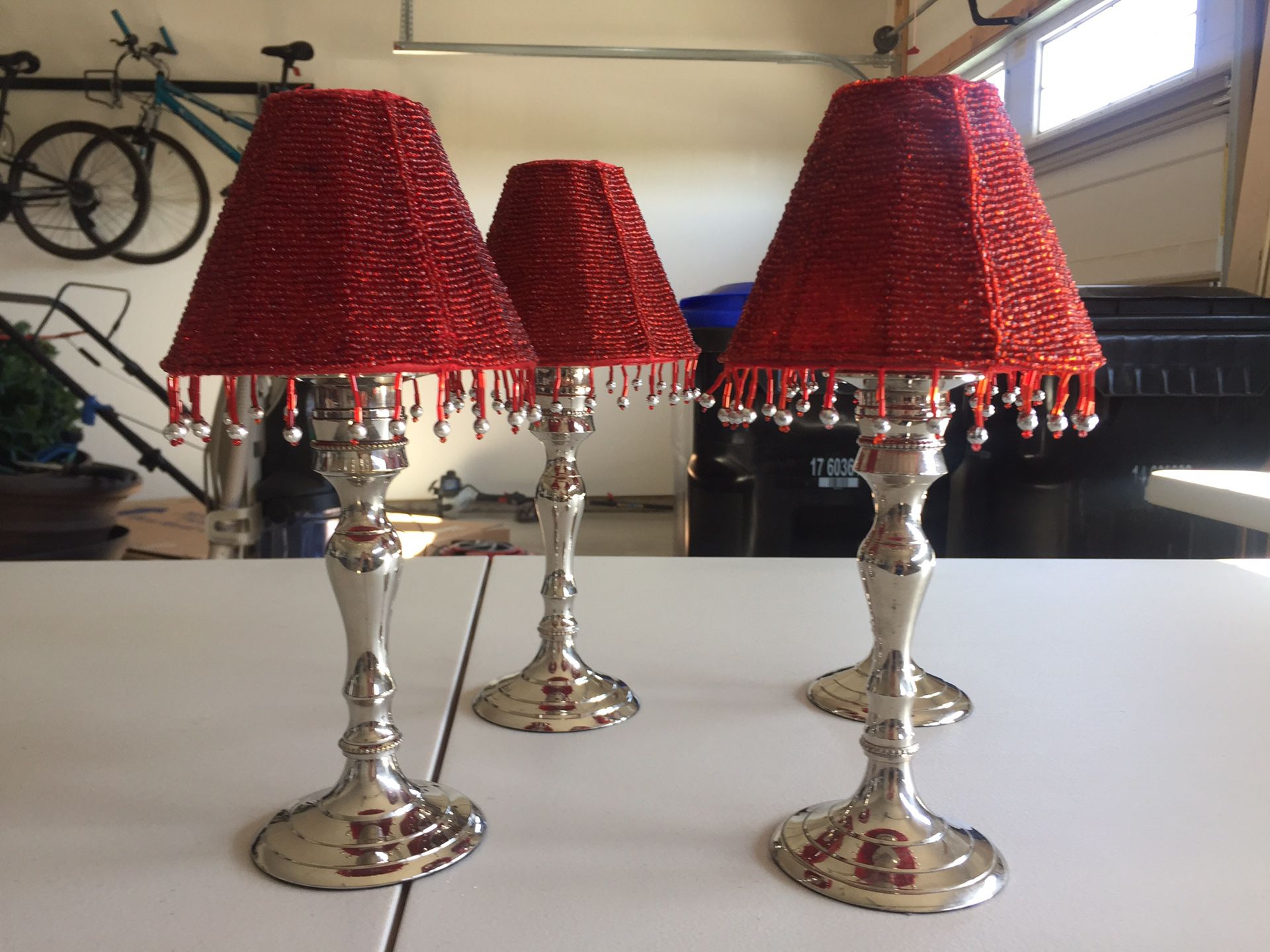 Red Candle Lamps