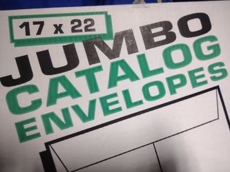Jumbo 17" x 22" Heavy Duty Catalog Envelopes