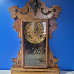 Vintage Seth Thomas Kitchen / Gingerbread Mantle Clock 298A (Selling As Is)