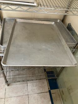 5 baking sheets 25” stainless