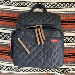 Navy Skip Hop Diaper Bag Backpack 