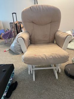 Rocking chair beige color
