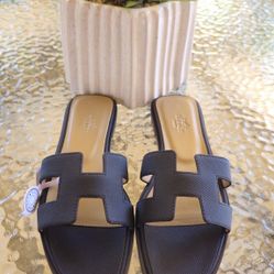 Hermes Leather Sandal