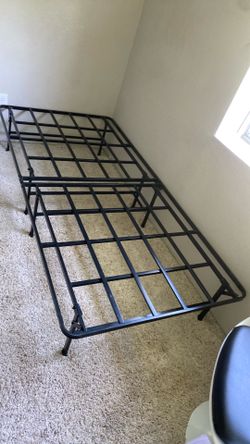 Twin  metal bed frame