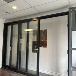 3 Panel Thermal Aluminum Sliding door