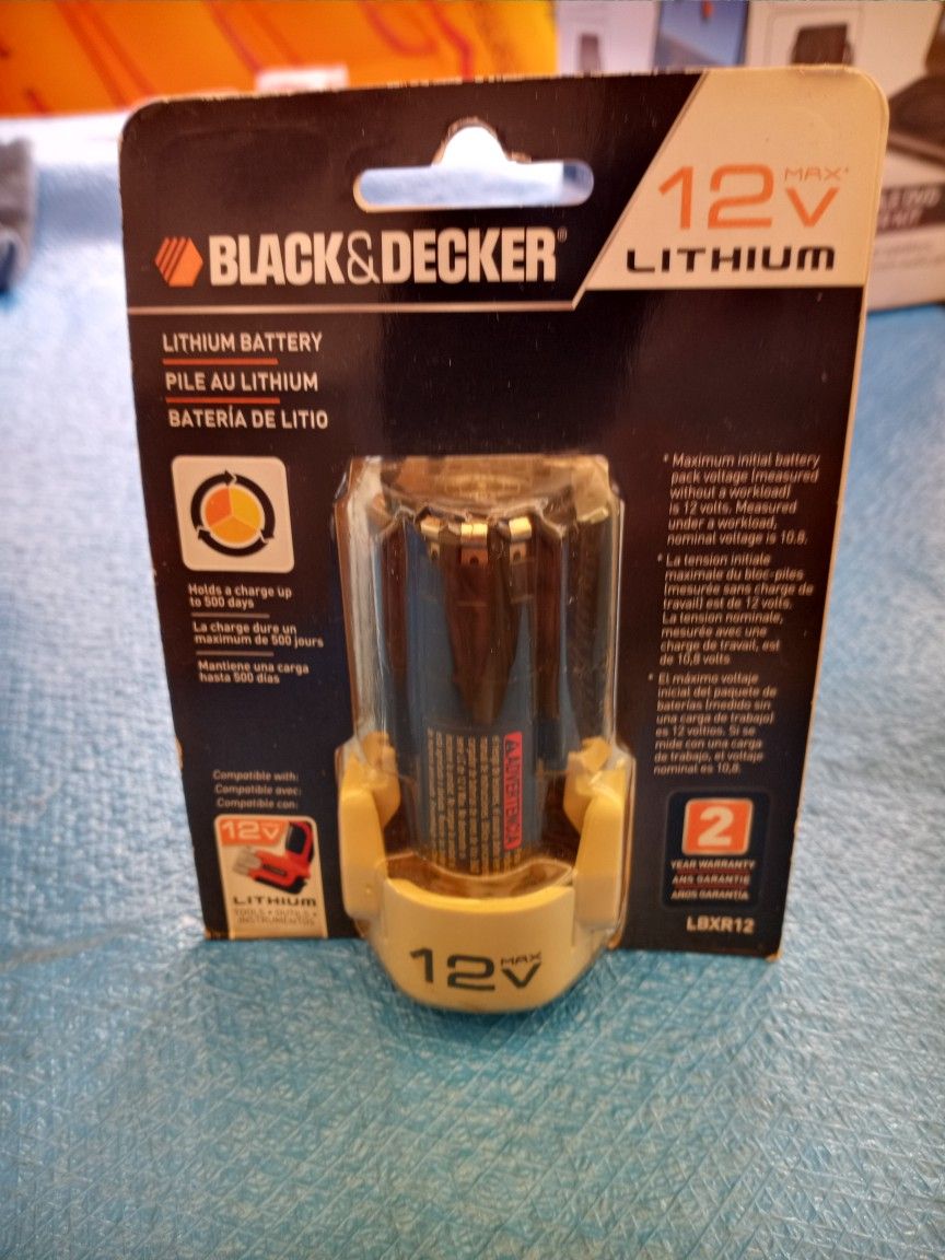 Brand New 20 Volt Max Lithium L X B R 12 Black & Decker Battery