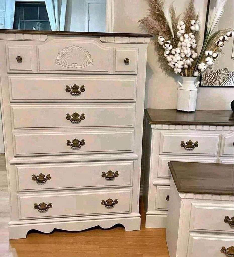 White Dresser 5 Drawers 