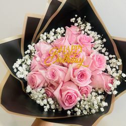 Happy Birthday Rose Bouquet