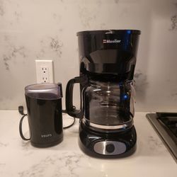 Coffee Maker & Grinder Set