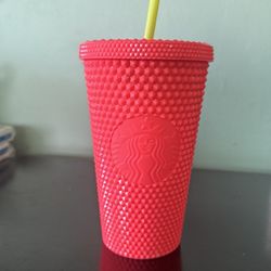Studded Dragonfruit Grande Starbucks Cup