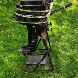 Vintage Outboard Mercury Motor 6hp, Merc 60