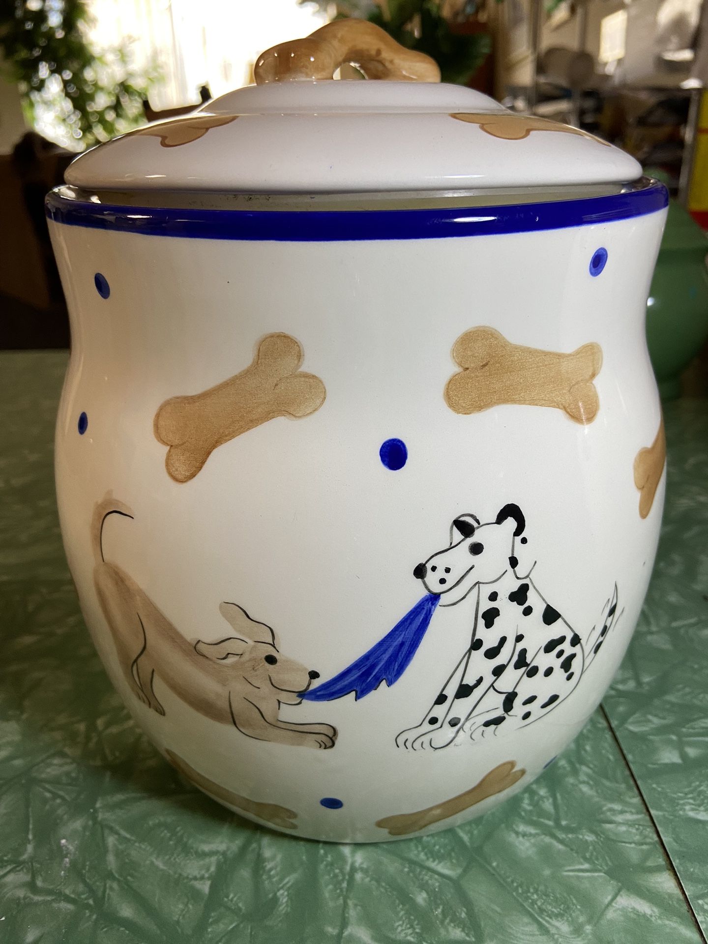 Hand Painted Animal Cookie Jar