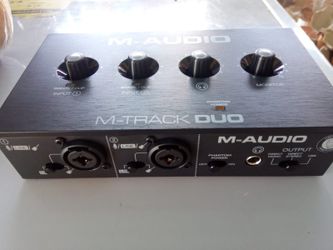 Interface M-Track duo// Condenser Microphone