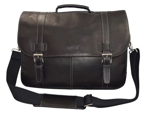 Kenneth Cole Reaction Colombian Leather Flapover / Messenger Bag