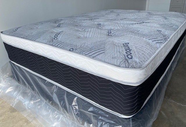 Full Euro Bamboo Orthopedic Mattress!!