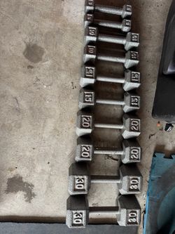Dumbbells set of 160lbs