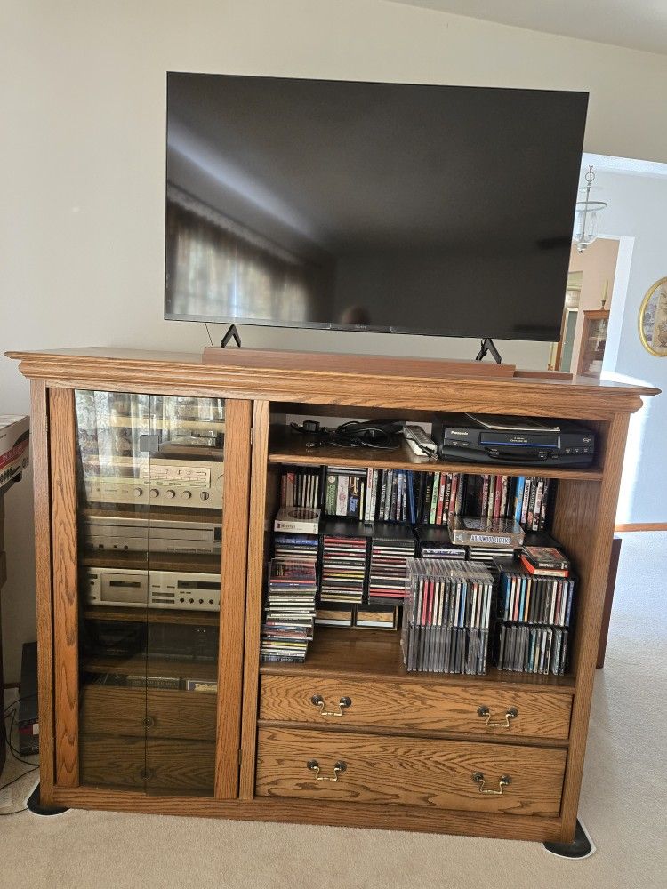Entertainment Center and TV