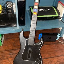 Guitar Hero Kramer Striker RedOctane Wireless Controller PS2 W Dongle 