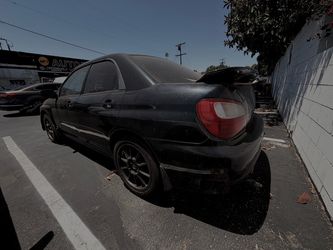 2002 Subaru Impreza WRX Sedan Black