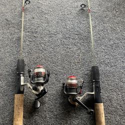 Two Small Kids Fishing Rods 