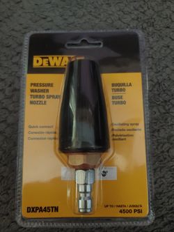 Dewalt Pressure Washer Nozzle 4500 PSI