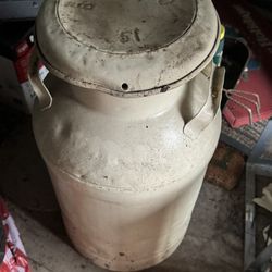Antique Farmhouse Milk Can 